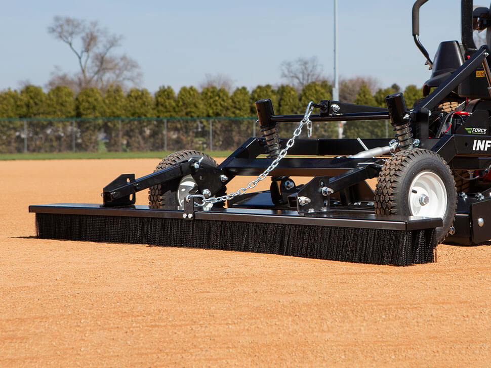 Infield Grader Fine Finish Broom Attachment