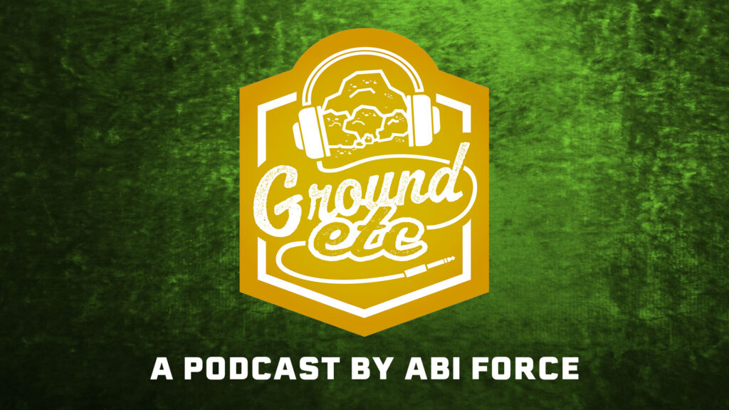 'Ground Etc' podcast logo with the subtitle 'A Podcast by ABI Force' below the logo.