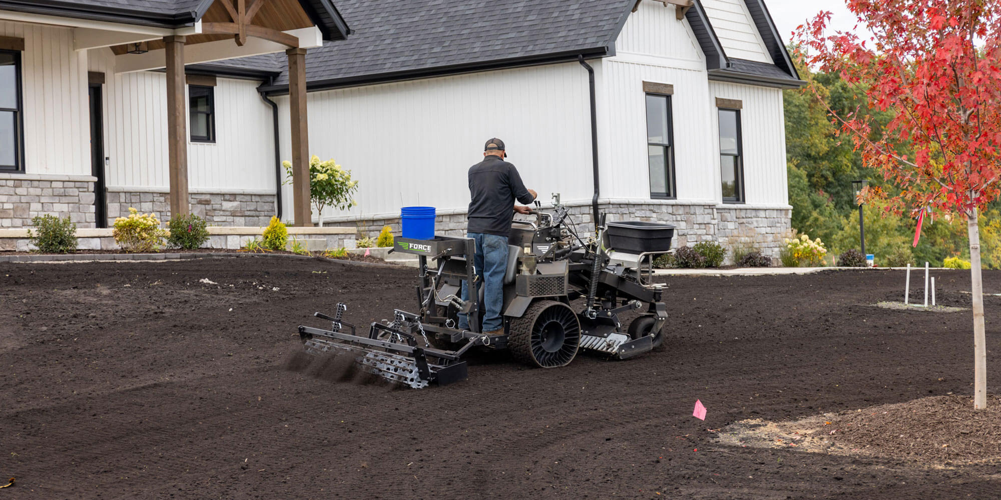 Force for Landscaping in Use