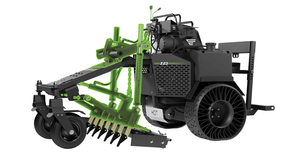 ABI Equipment Force Z-23 with middle attachments highlighted