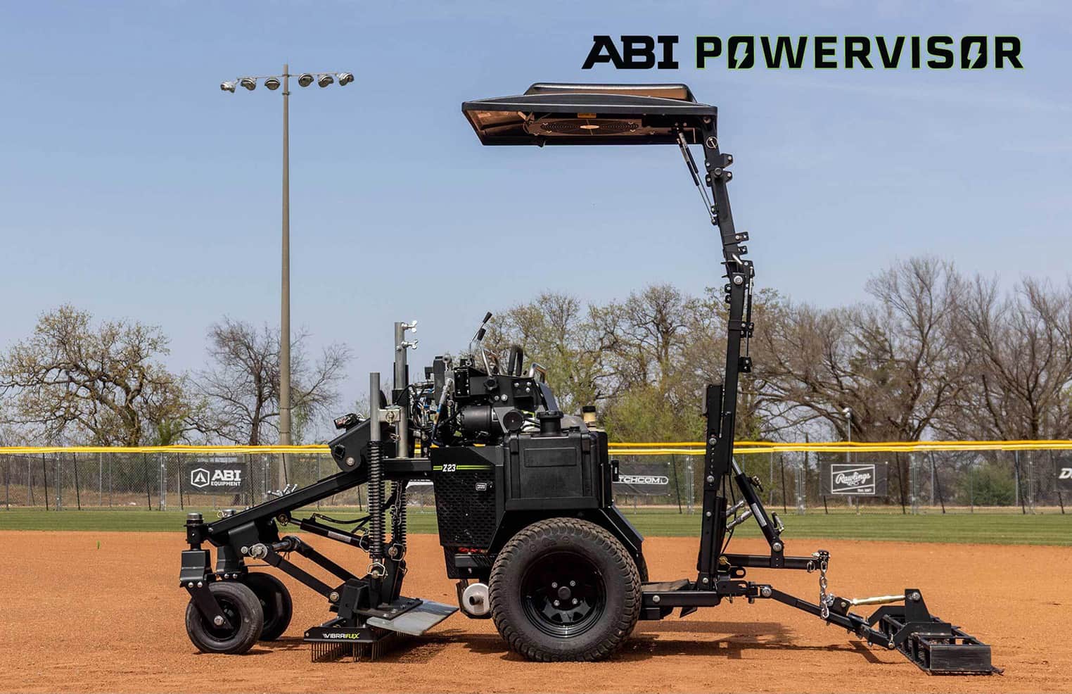ABI POWERVISOR Hero Image featuring a side view of a Force Z-23 with the ABI POWERVISOR plus the ABI POWERVISOR logo